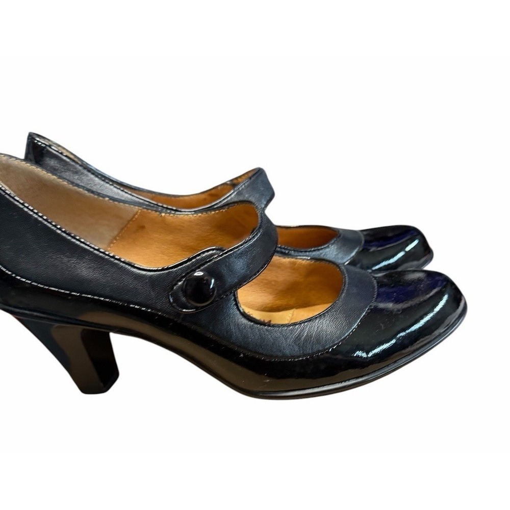 Sofft "Mary Jane" black leather pump shoe women size7M